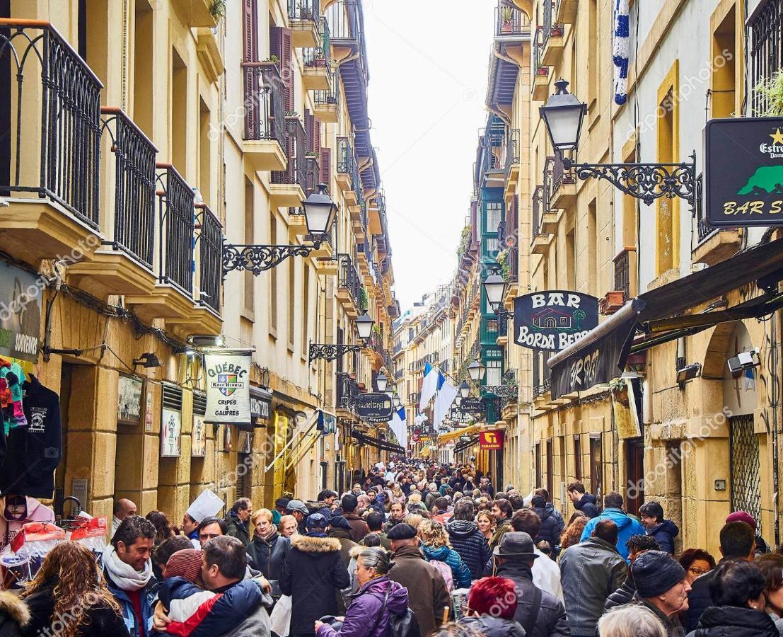 Apartamento Privado en el Corazón de la Parte Vieja San Sebastián Exterior foto